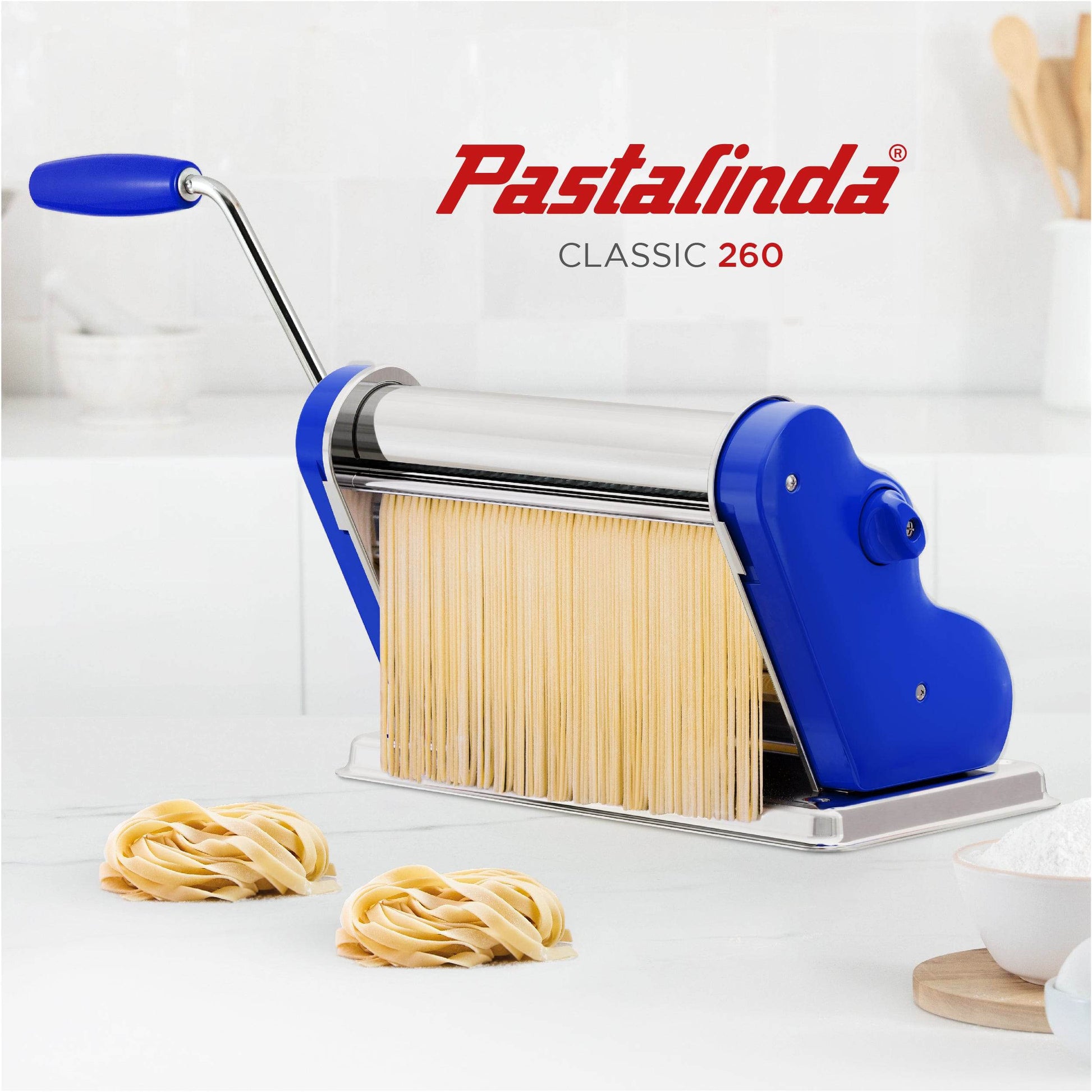 Pasta Maker Machine Stainless Steel Hand Crank Manual Pasta Roller Noodle  Maker 